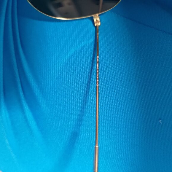 Ray-Ban Aviator Flash Sunglasses - Violet lense / Gold Frame main image 9